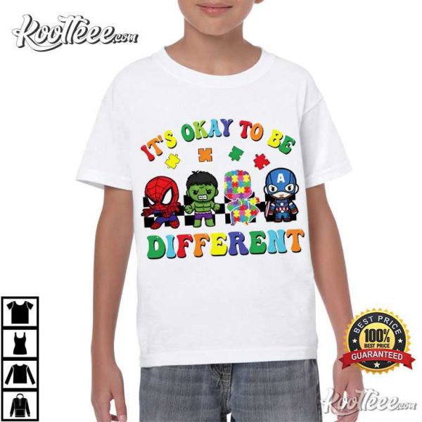 It’s Okay To Be Different Autism Kids T-Shirt