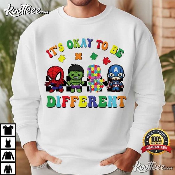 It’s Okay To Be Different Autism Kids T-Shirt