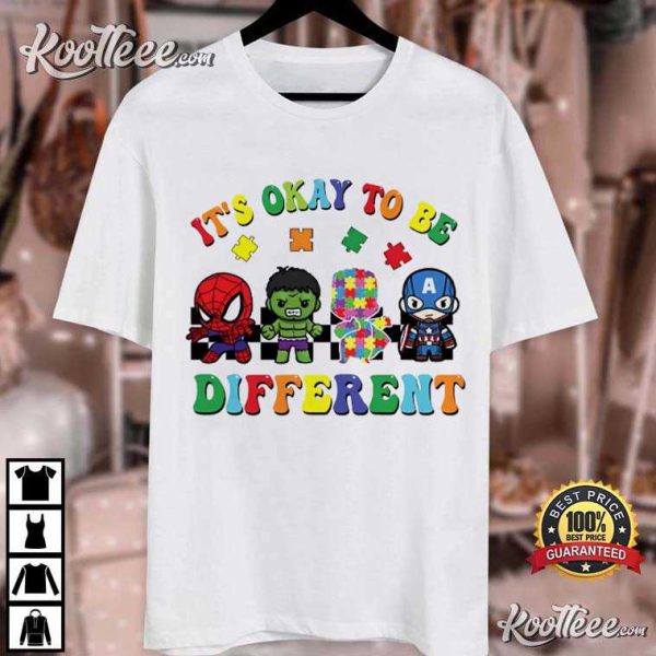 It’s Okay To Be Different Autism Kids T-Shirt