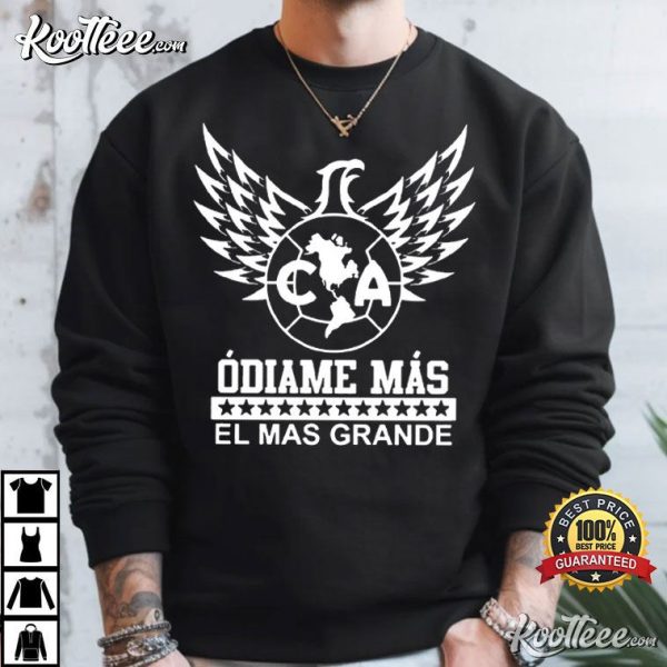 Club América Odiame Mas Mexican Soccer T-Shirt