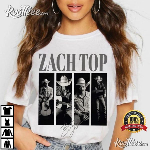 Zach Top Country Music Concert Merch T-Shirt