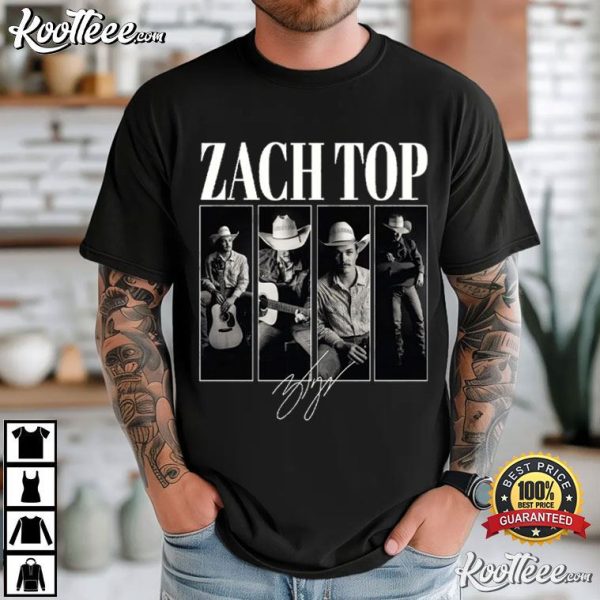 Zach Top Country Music Concert Merch T-Shirt