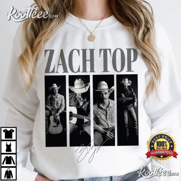 Zach Top Country Music Concert Merch T-Shirt