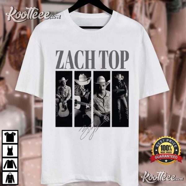 Zach Top Country Music Concert Merch T-Shirt