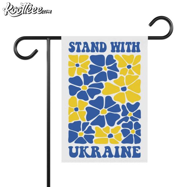 Stand With Ukraine Garden Flag