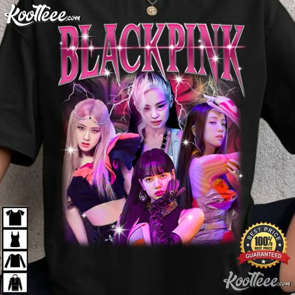 Vintage BlackPink Born Pink Tour Gift T-Shirt