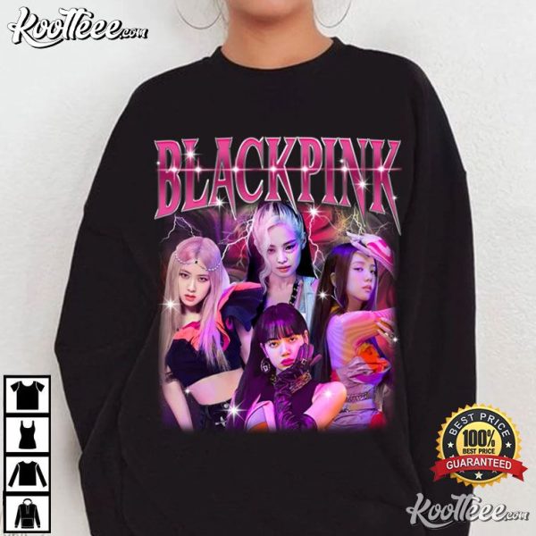 Vintage BlackPink Born Pink Tour Gift T-Shirt