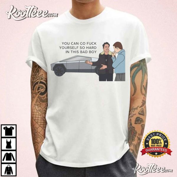 Tesla Cybertruck Car Elon Musk Funny T-Shirt