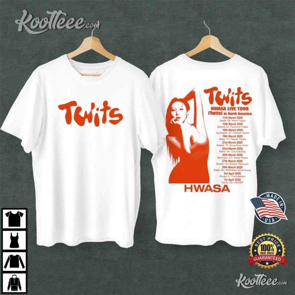 Hwasa Live Tour Twits 2025 Kpop Merch T-Shirt