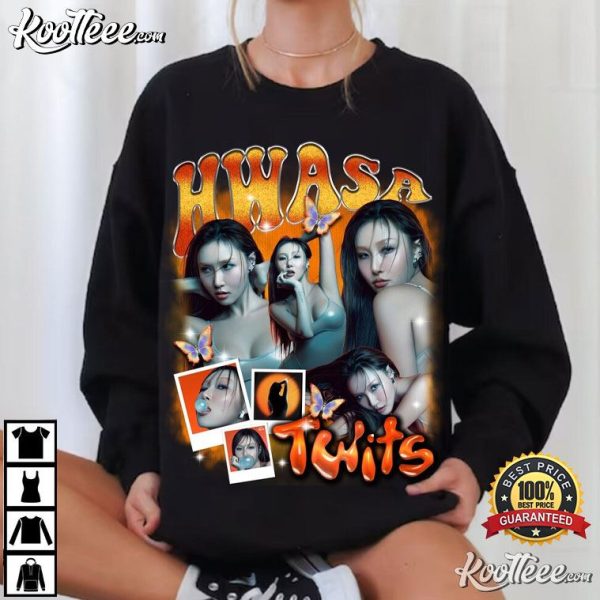 Retro Hwasa Mamamoo Twits Graphic T-Shirt