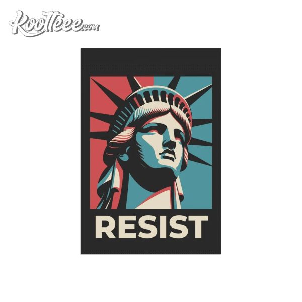 Resist Statue Of Liberty Feminist Flag