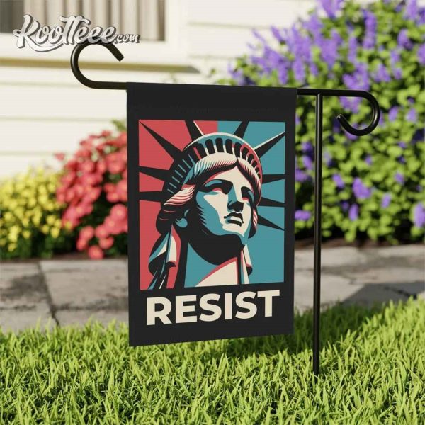 Resist Statue Of Liberty Feminist Flag