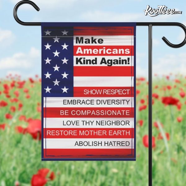 Make America Kind Again Progressive Patriot US Flag