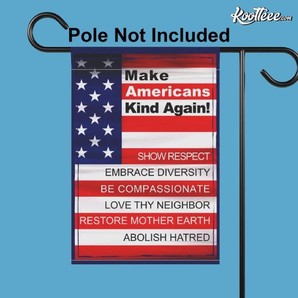 Make America Kind Again Progressive Patriot US Flag