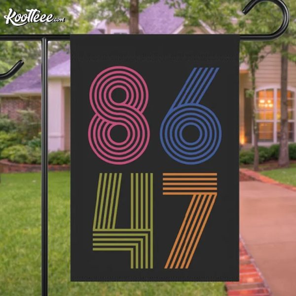 Retro 8647 Anti Trump House Garden Flag