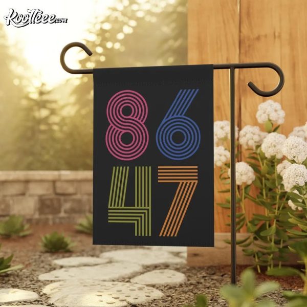 Retro 8647 Anti Trump House Garden Flag