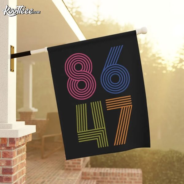 Retro 8647 Anti Trump House Garden Flag