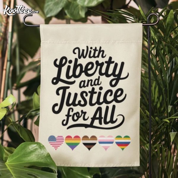 With Liberty And Justice For All Flag