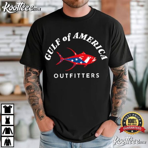 Gulf Of America Outfitters Fish Vintage Trump T-Shirt