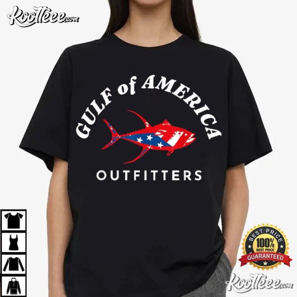 Gulf Of America Outfitters Fish Vintage Trump T-Shirt