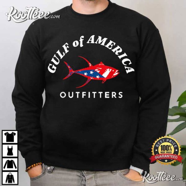 Gulf Of America Outfitters Fish Vintage Trump T-Shirt