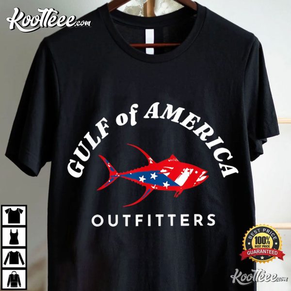 Gulf Of America Outfitters Fish Vintage Trump T-Shirt