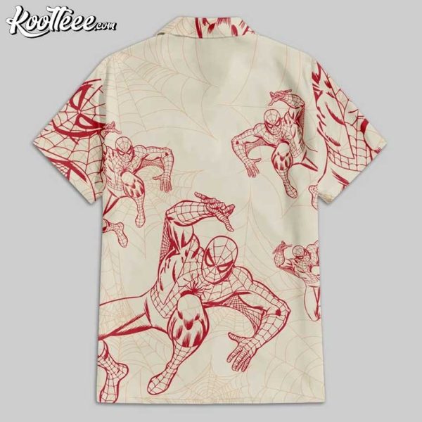 Spiderman SpiderWeb Hawaiian Shirt