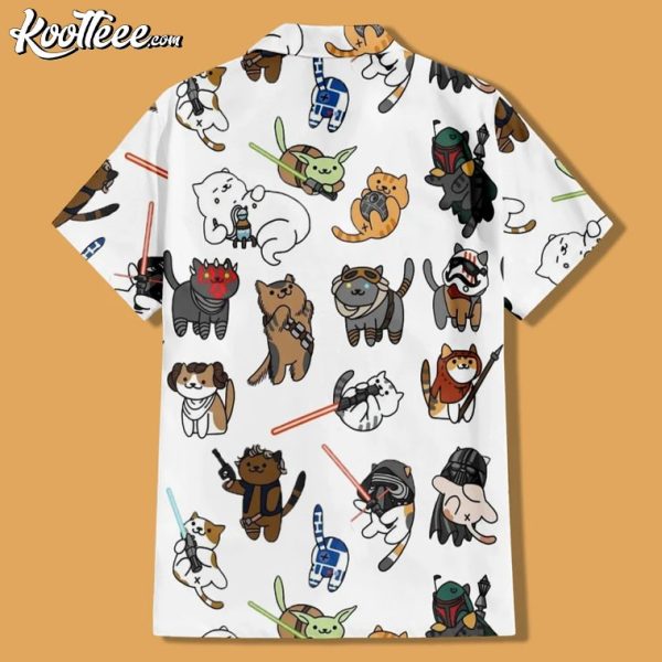 Star Paws Star Wars Cat Hawaiian Shirt