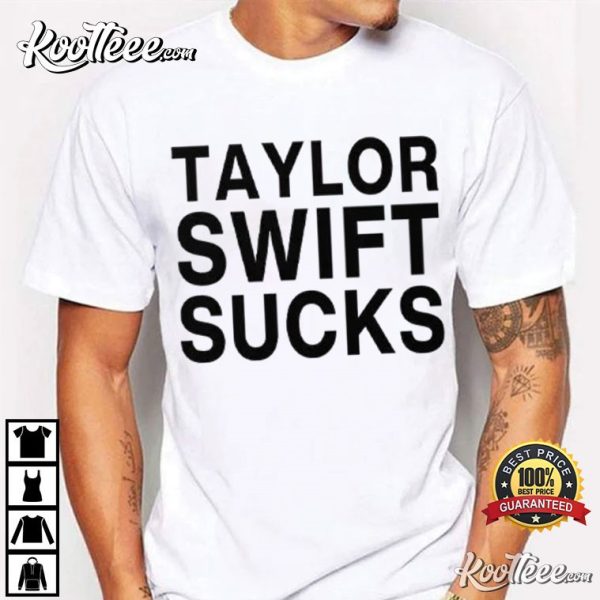 Taylor Swift Sucks Steelers Fan T-Shirt