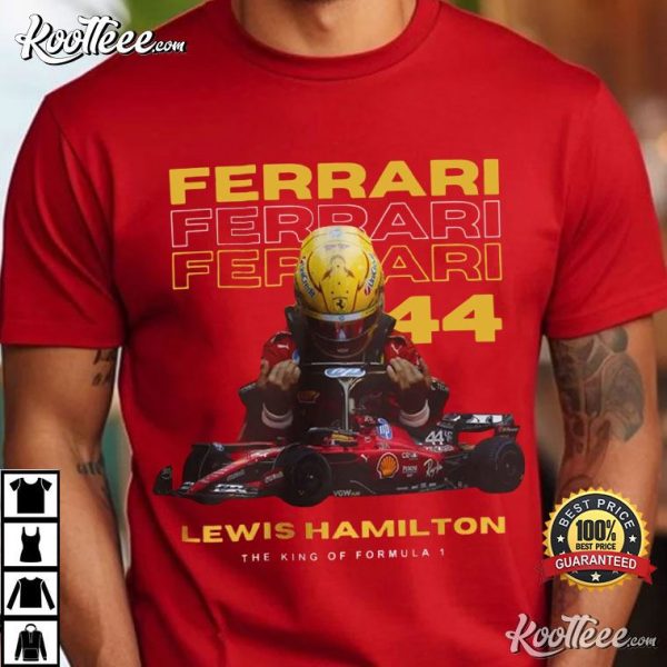 Lewis Hamilton Ferrari Racing Gift Formula 1 T-Shirt