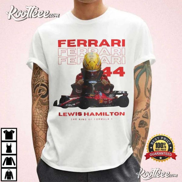 Lewis Hamilton Ferrari Racing Gift Formula 1 T-Shirt