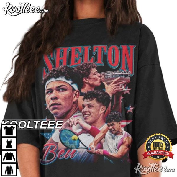 Ben Shelton American Professional Tennis Player Bootleg T-Shirt