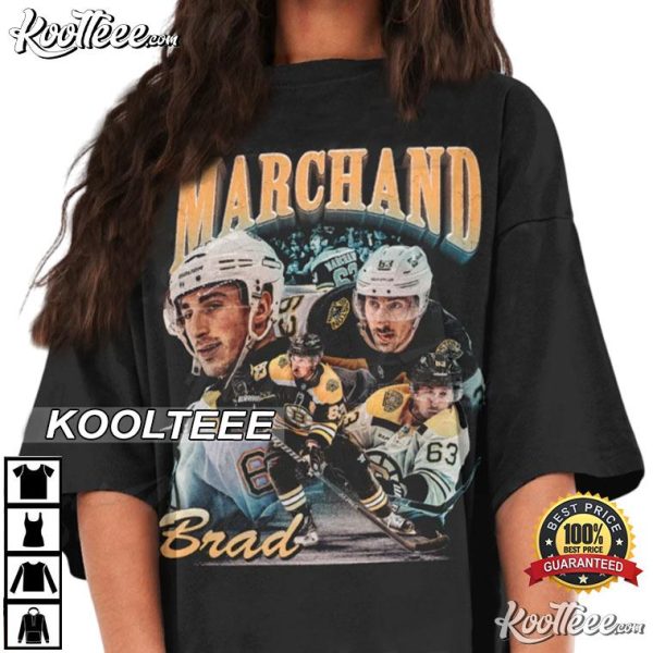 Brad Marchand Ice Hockey Vintage 90s T-Shirt