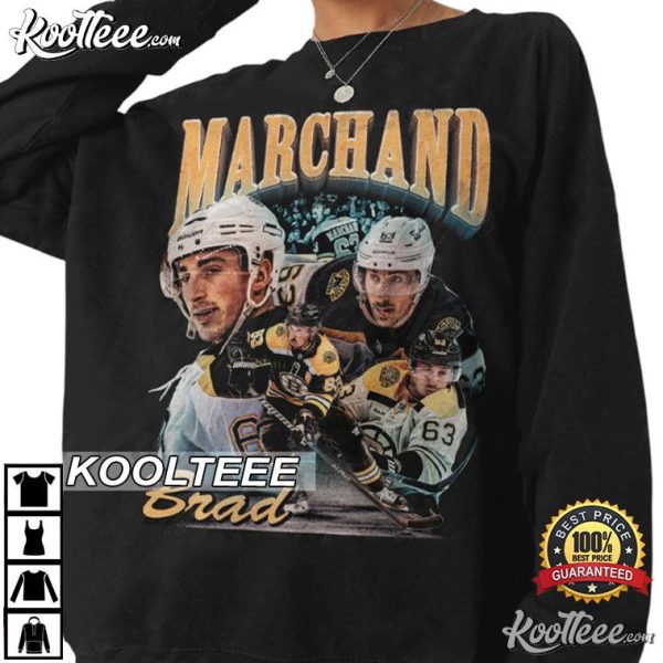 Brad Marchand Ice Hockey Vintage 90s T-Shirt