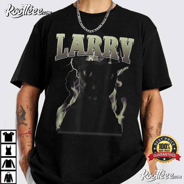 Funny Evil Larry Cat Meme T-Shirt