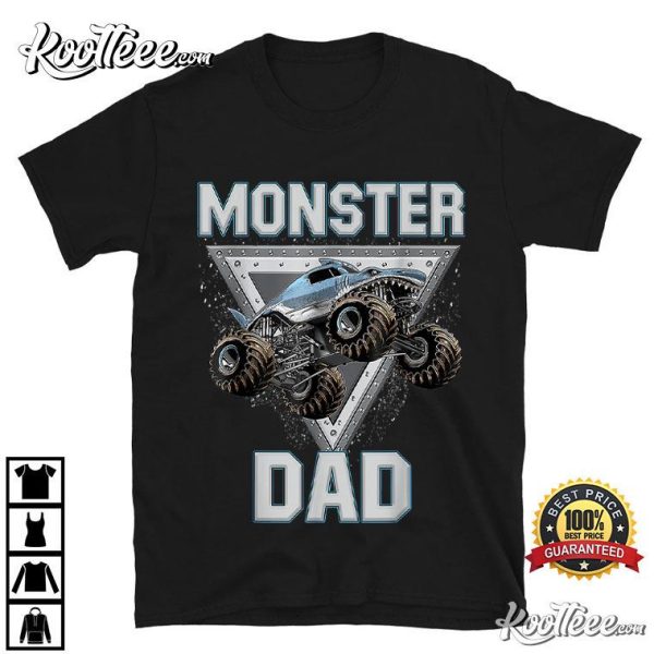 Monster Truck Dad Fathers Day Gift T-Shirt