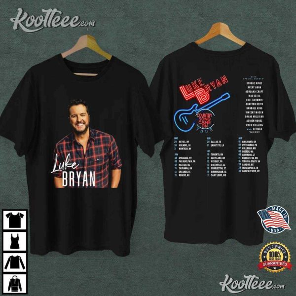 Luke Bryan Country Song Came On Tour Merch T-Shirt