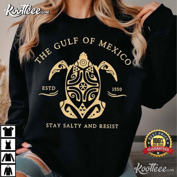 Gulf Of Mexico Stay Salty And Resist T-Shirt