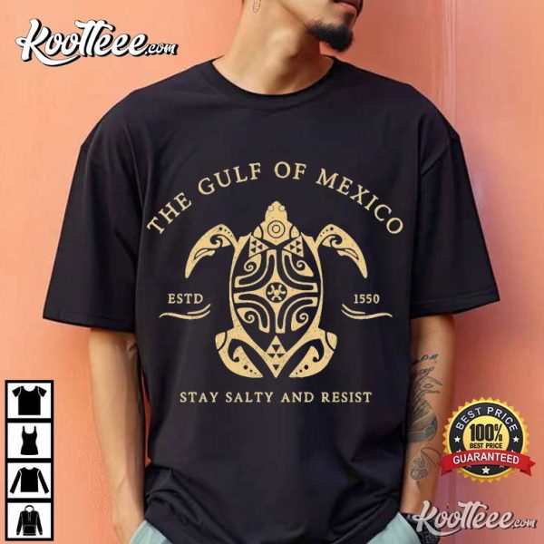 Gulf Of Mexico Stay Salty And Resist T-Shirt