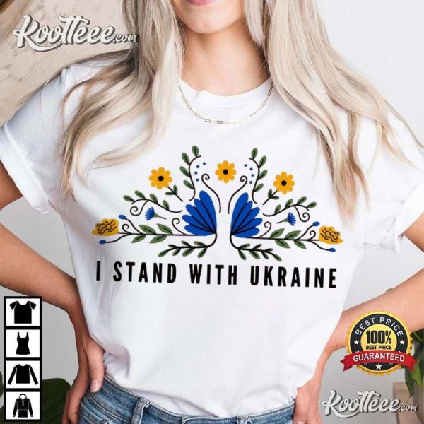 I Stand With Ukraine Activist Protest T-Shirt