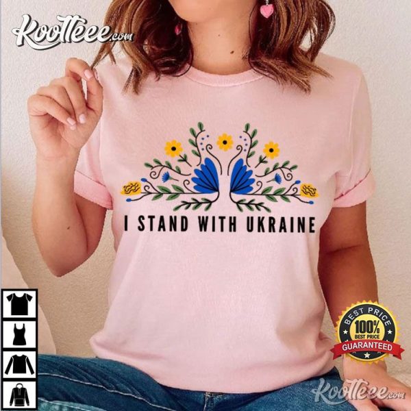 I Stand With Ukraine Activist Protest T-Shirt