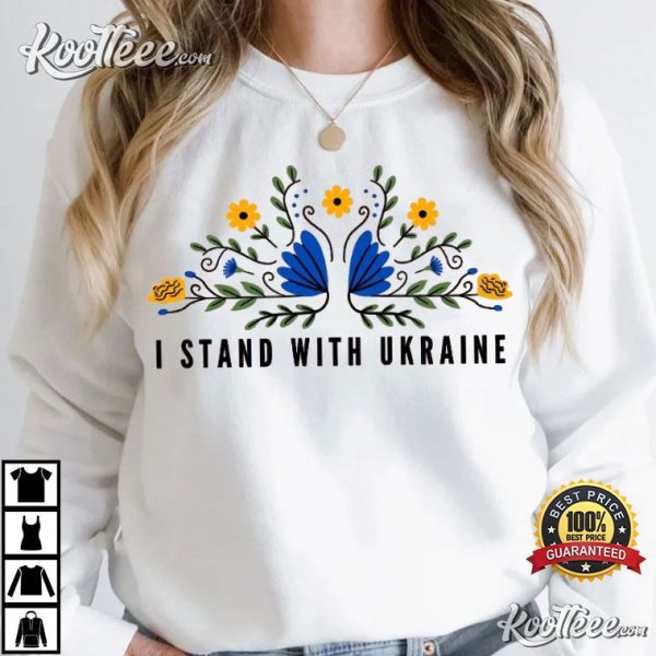 I Stand With Ukraine Activist Protest T-Shirt