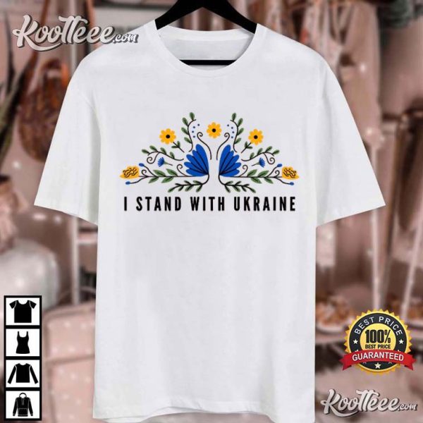 I Stand With Ukraine Activist Protest T-Shirt