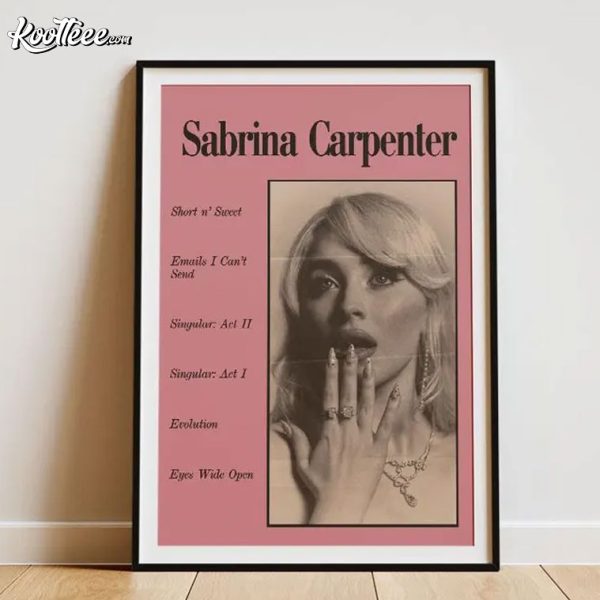 Sabrina Carpenter Music Gift For Fan Poster