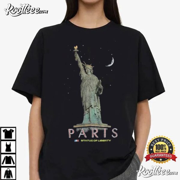 Paris Statue of Liberty Vintage T-Shirt