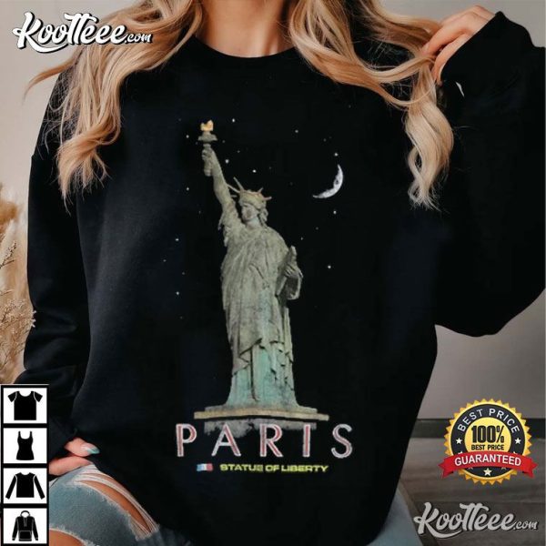 Paris Statue of Liberty Vintage T-Shirt