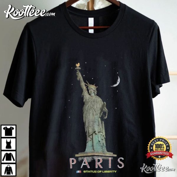 Paris Statue of Liberty Vintage T-Shirt