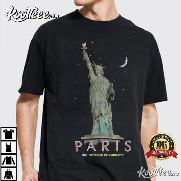 Paris Statue of Liberty Vintage T-Shirt