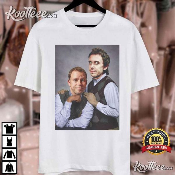 Peep Show Super Hans x Mark Corrigan Step Brothers Parody T-Shirt