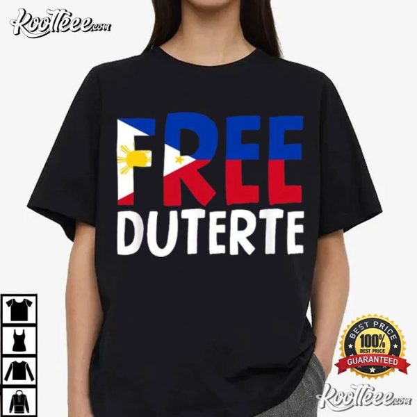 Free Duterte Philippines Proud Filipino Political T-Shirt